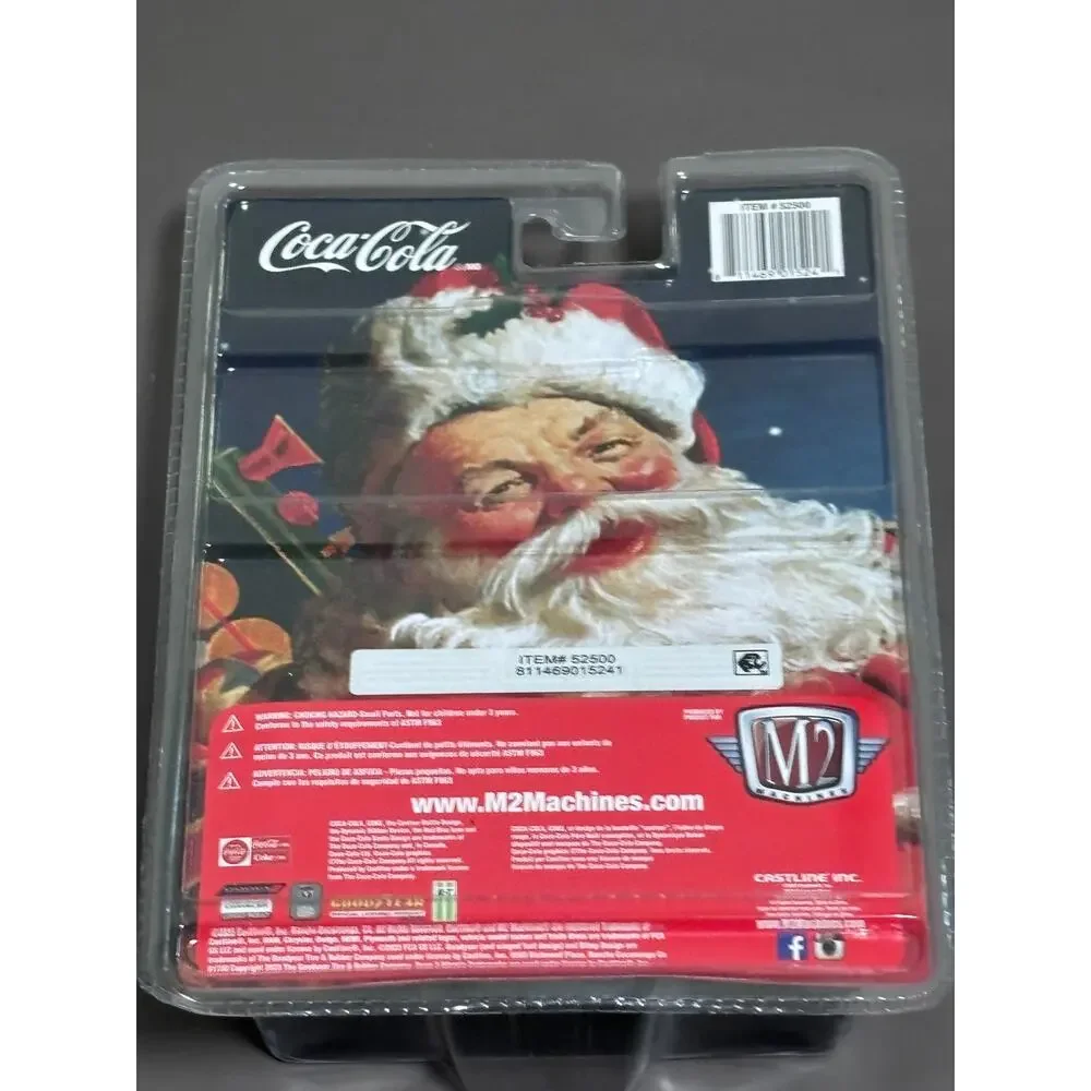2023 m2 machines  Coca Cola Christmas 1971 Dodge Challenger Funny Car Sk08  Blue